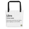 all-over-print-tote-bag-black-15x15-mockup-68b1fcca78233 Libra Definition - Tote bag