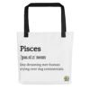 Pisces Definition - Tote bag