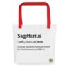 Sagittarius Definition - Tote bag