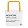 Aquarius Definition - Tote bag