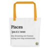 Pisces Definition - Tote bag