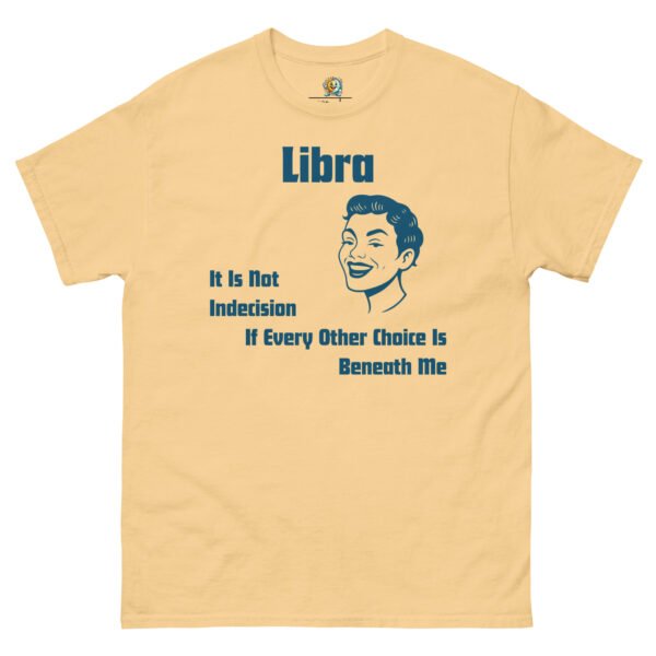 unisex-classic-tee-yellow-haze-front-68a2559c5c550.jpg Don’t Get Me Wrong Tee – Libra Edition