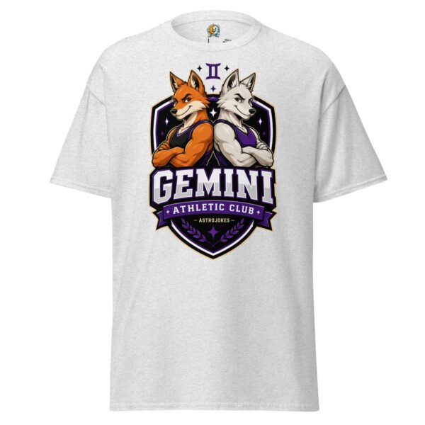 unisex-classic-tee-ash-front-6a5416341ad02.jpg Gemini Athletic Club Tee
