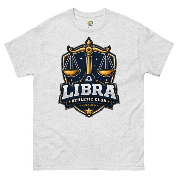 unisex-classic-tee-ash-front-6a5417d83bc54.jpg Libra Athletic Club Tee