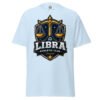 unisex-classic-tee-light-blue-front-6a5417d83e77e.jpg Libra Athletic Club Tee