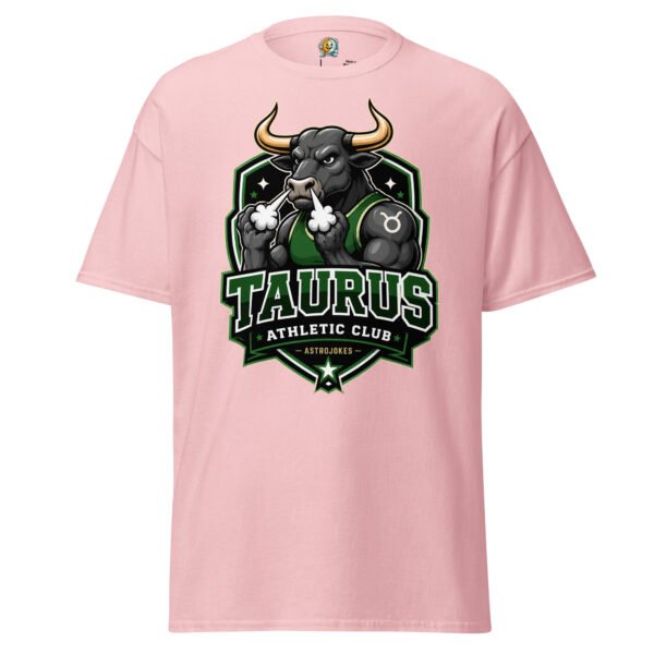 unisex-classic-tee-light-pink-front-6a5415ce7158d.jpg Taurus Athletic Club Tee