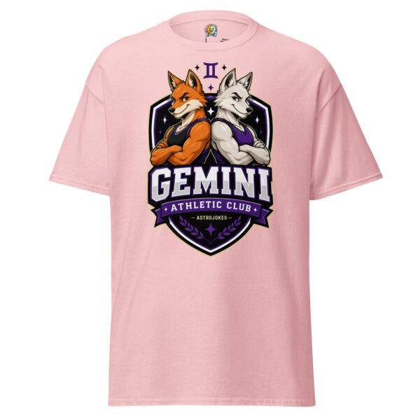unisex-classic-tee-light-pink-front-6a54163418910.jpg Gemini Athletic Club Tee