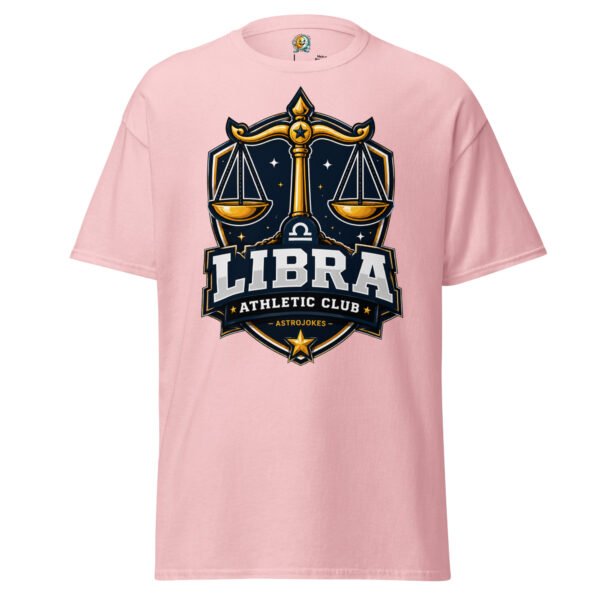 unisex-classic-tee-light-pink-front-6a5417d83e061.jpg Libra Athletic Club Tee