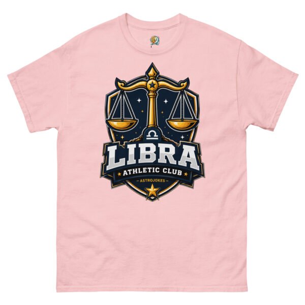 unisex-classic-tee-light-pink-front-6a5417d841c65.jpg Libra Athletic Club Tee