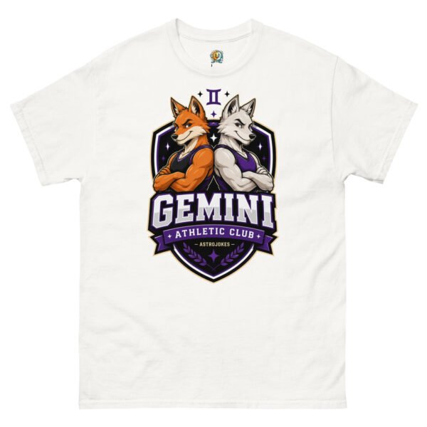 unisex-classic-tee-white-front-6a54163420f73.jpg Gemini Athletic Club Tee